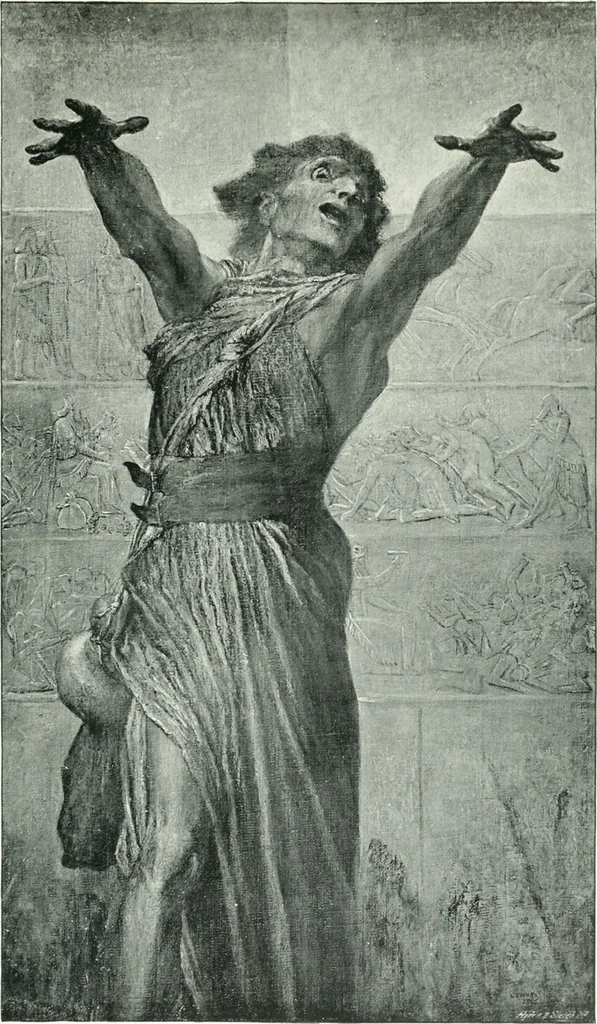 An illustration from Sacred art; the Bible story pictured by eminent modern painters;, 1903, leaf 266