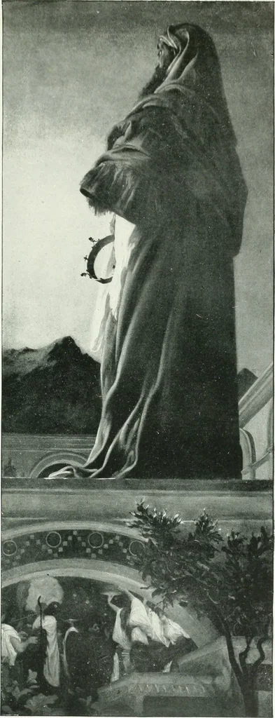 An illustration from Sacred art; the Bible story pictured by eminent modern painters;, 1903, leaf 282