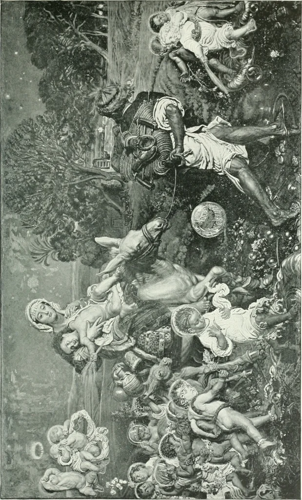 An illustration from Sacred art; the Bible story pictured by eminent modern painters;, 1903, leaf 292