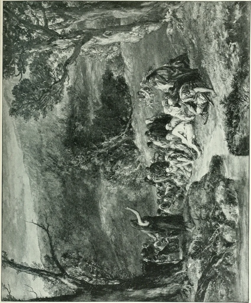 An illustration from Sacred art; the Bible story pictured by eminent modern painters;, 1903, leaf 304