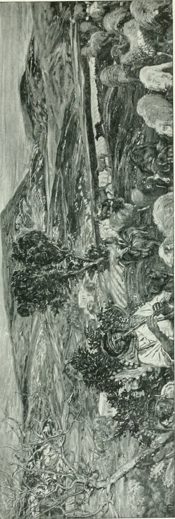 An illustration from Sacred art; the Bible story pictured by eminent modern painters;, 1903, leaf 308