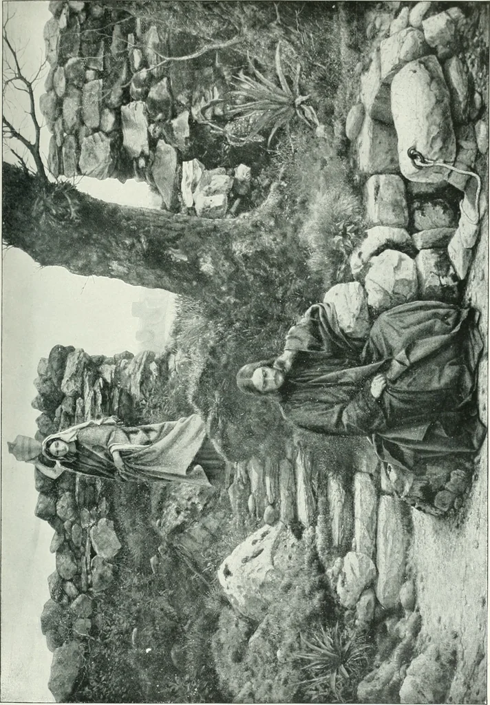 An illustration from Sacred art; the Bible story pictured by eminent modern painters;, 1903, leaf 310