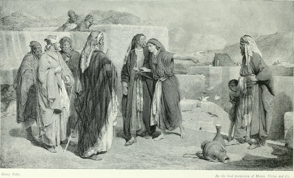 An illustration from Sacred art; the Bible story pictured by eminent modern painters;, 1903, leaf 312