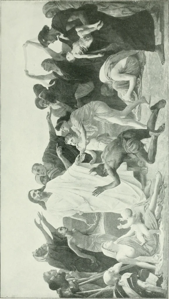 An illustration from Sacred art; the Bible story pictured by eminent modern painters;, 1903, leaf 316
