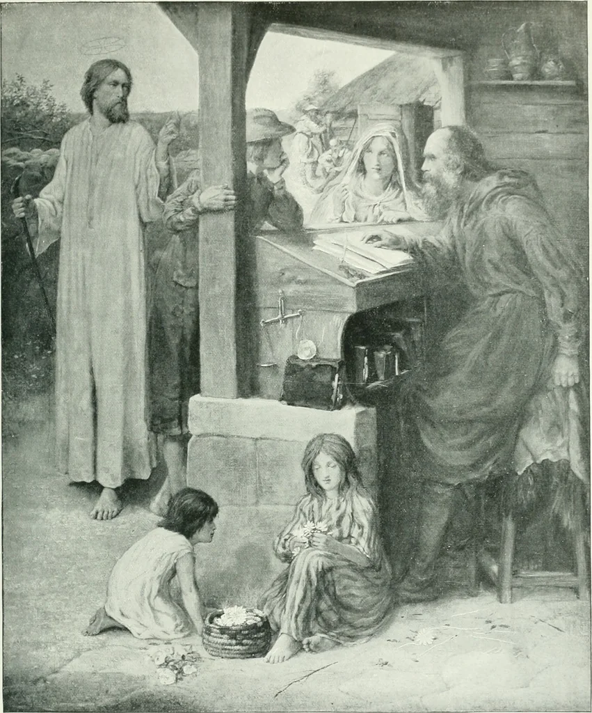 An illustration from Sacred art; the Bible story pictured by eminent modern painters;, 1903, leaf 320