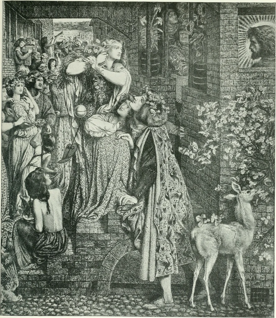 An illustration from Sacred art; the Bible story pictured by eminent modern painters;, 1903, leaf 324