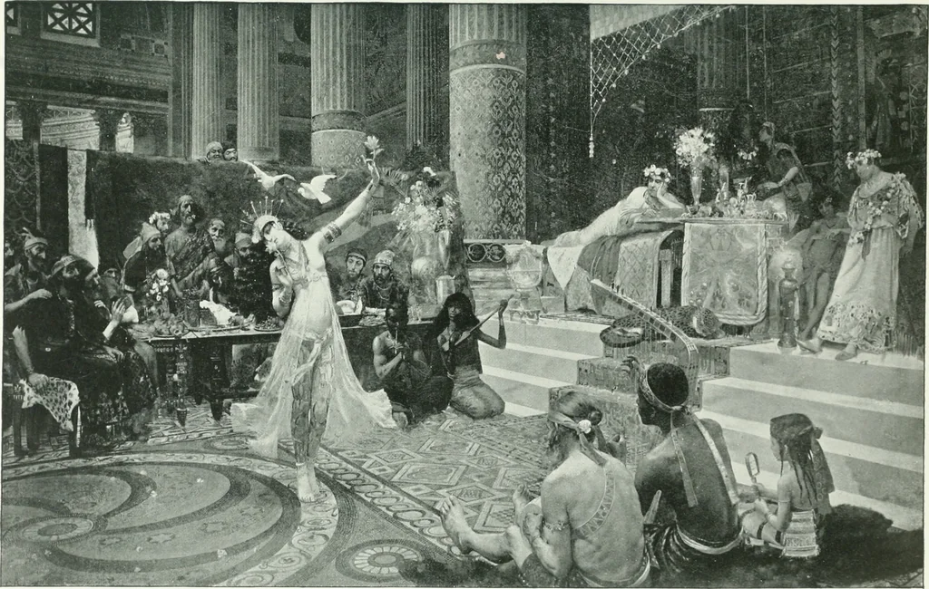 An illustration from Sacred art; the Bible story pictured by eminent modern painters;, 1903, leaf 334