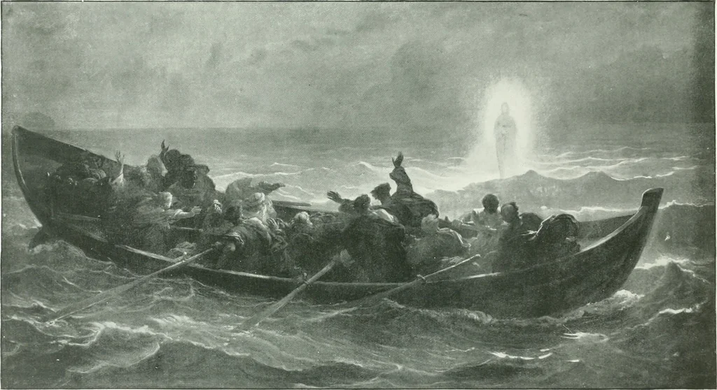 An illustration from Sacred art; the Bible story pictured by eminent modern painters;, 1903, leaf 340