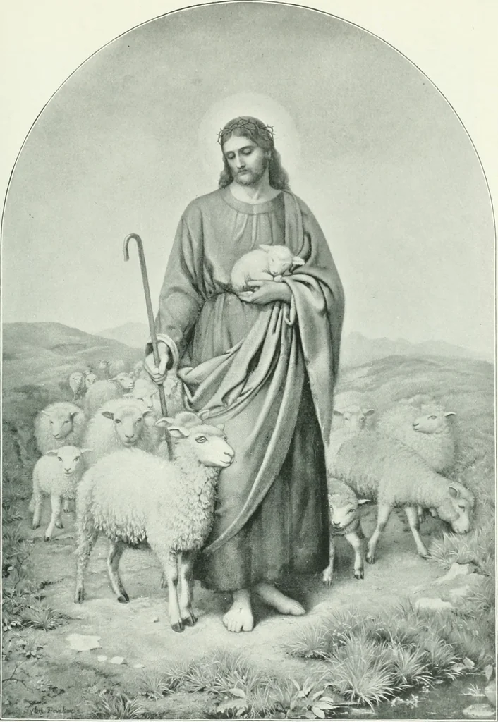 An illustration from Sacred art; the Bible story pictured by eminent modern painters;, 1903, leaf 346