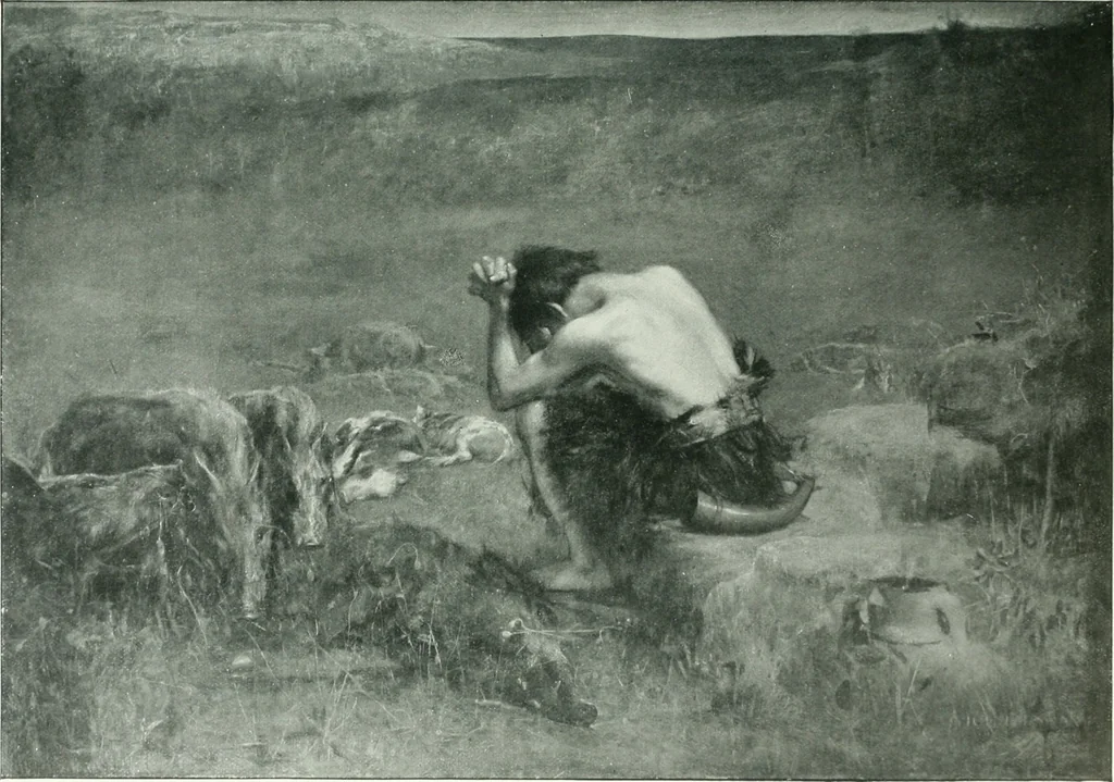 An illustration from Sacred art; the Bible story pictured by eminent modern painters;, 1903, leaf 352