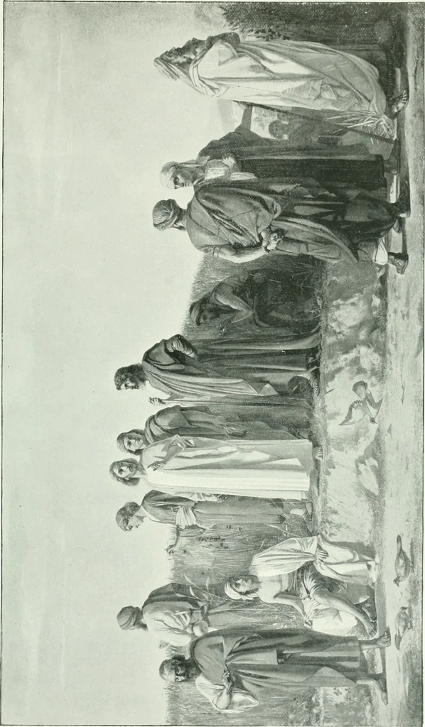 An illustration from Sacred art; the Bible story pictured by eminent modern painters;, 1903, leaf 354