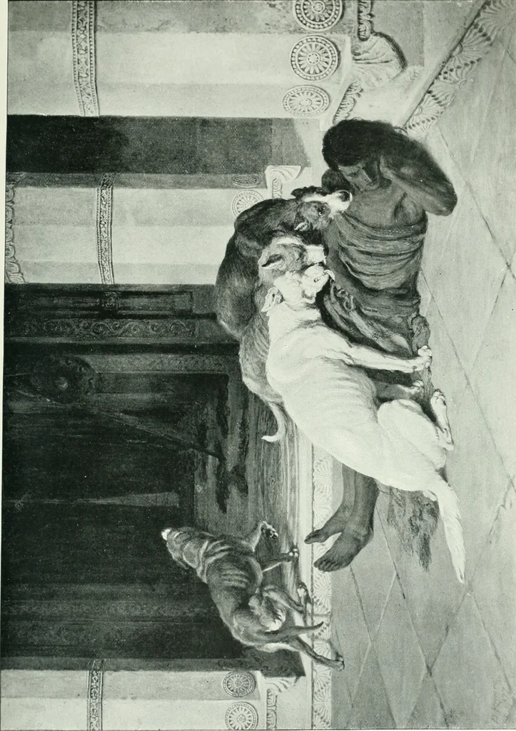 An illustration from Sacred art; the Bible story pictured by eminent modern painters;, 1903, leaf 356