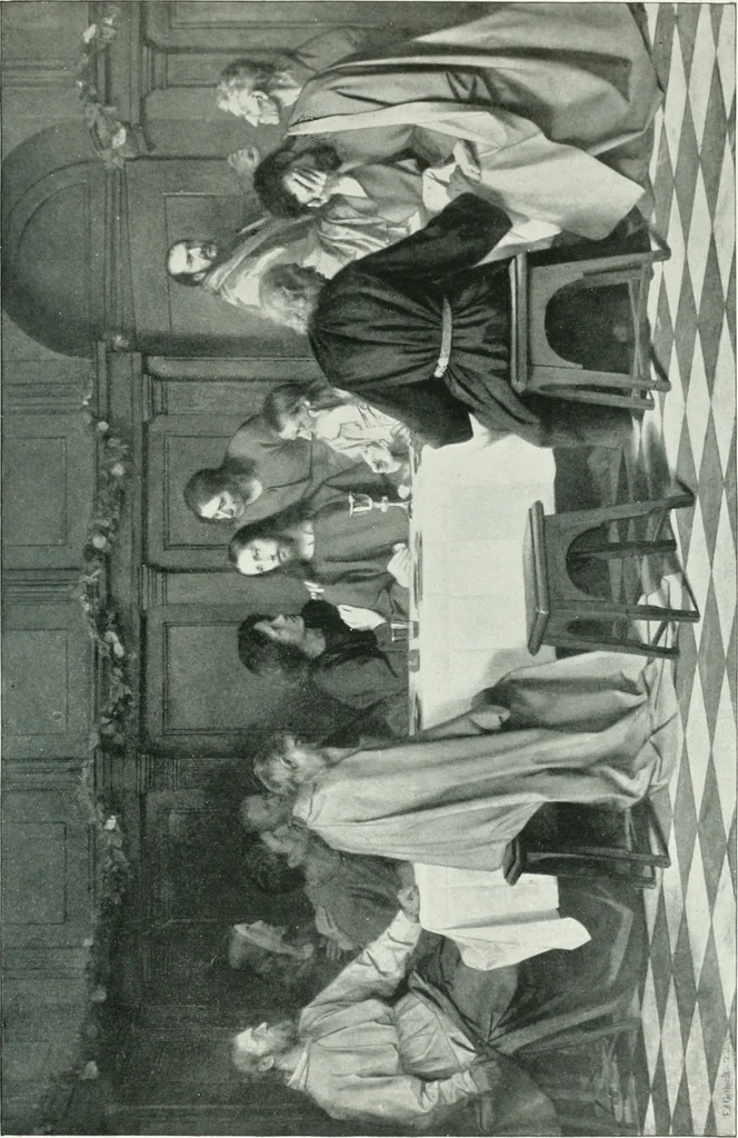 An illustration from Sacred art; the Bible story pictured by eminent modern painters;, 1903, leaf 370