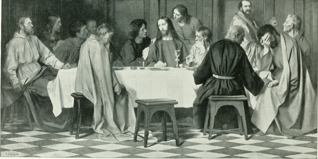 An illustration from Sacred art; the Bible story pictured by eminent modern painters;, 1903, leaf 372