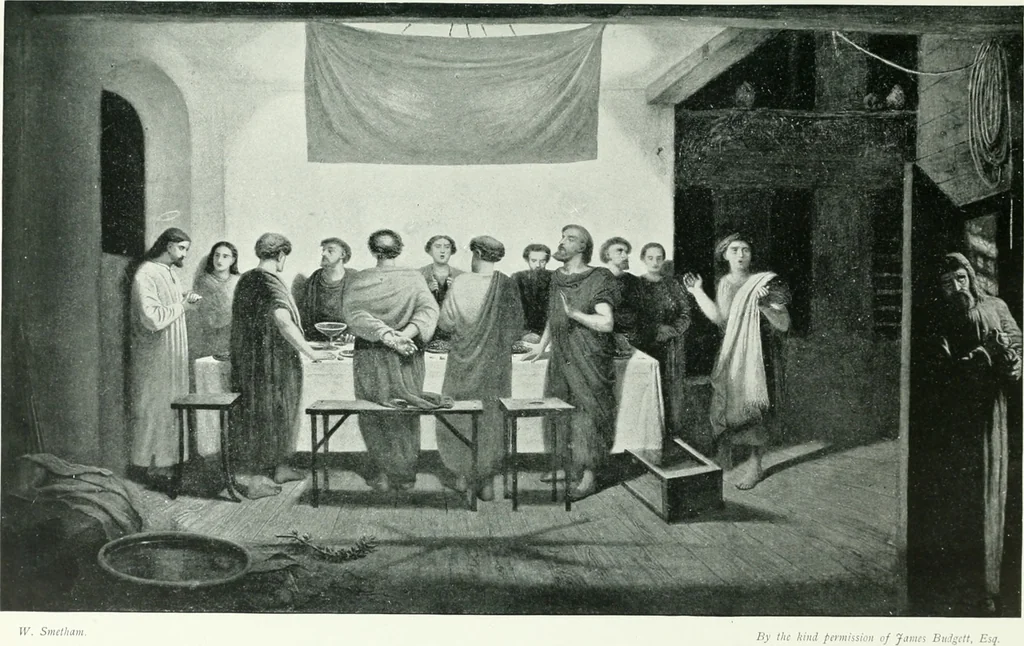An illustration from Sacred art; the Bible story pictured by eminent modern painters;, 1903, leaf 378