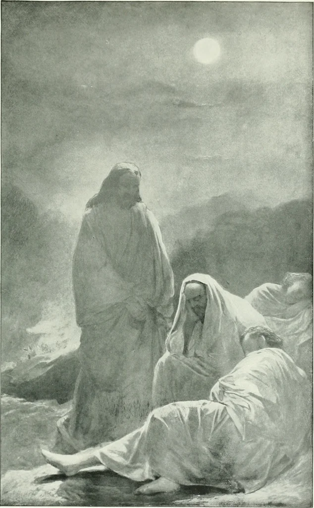 An illustration from Sacred art; the Bible story pictured by eminent modern painters;, 1903, leaf 382