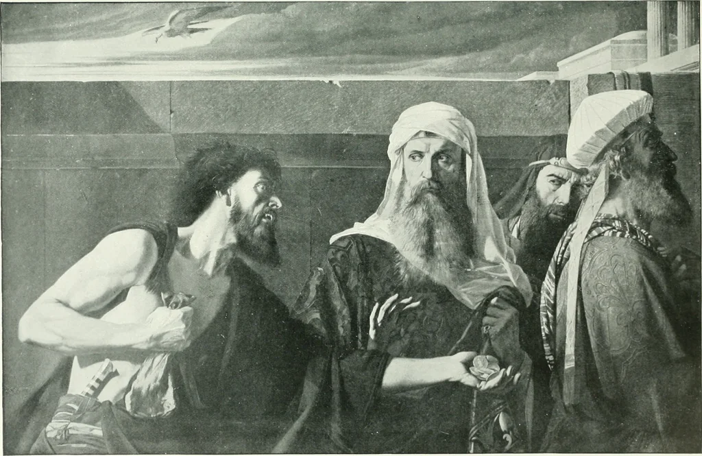 An illustration from Sacred art; the Bible story pictured by eminent modern painters;, 1903, leaf 392