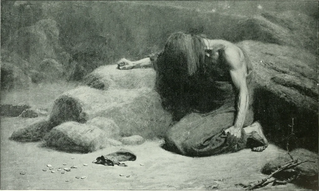 An illustration from Sacred art; the Bible story pictured by eminent modern painters;, 1903, leaf 394