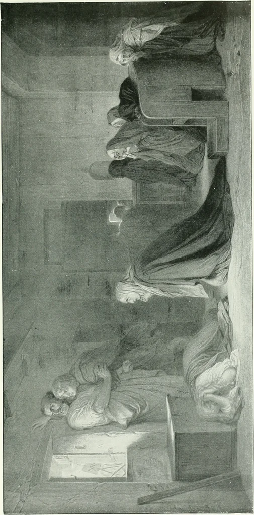 An illustration from Sacred art; the Bible story pictured by eminent modern painters;, 1903, leaf 396