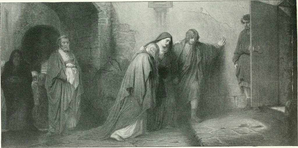 An illustration from Sacred art; the Bible story pictured by eminent modern painters;, 1903, leaf 406