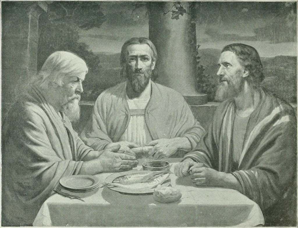 An illustration from Sacred art; the Bible story pictured by eminent modern painters;, 1903, leaf 420