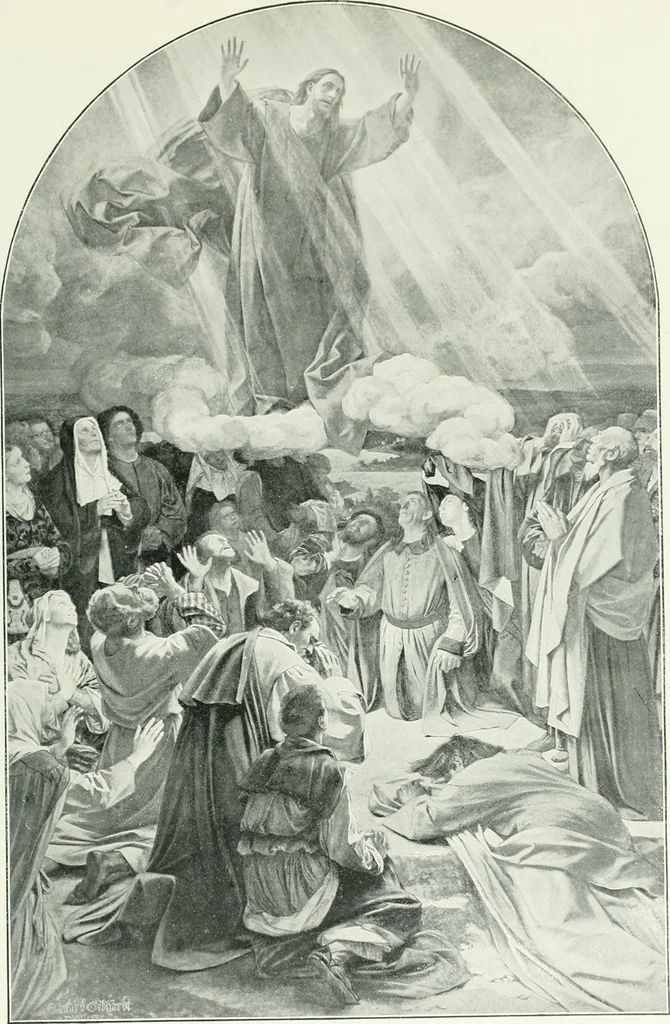 An illustration from Sacred art; the Bible story pictured by eminent modern painters;, 1903, leaf 426