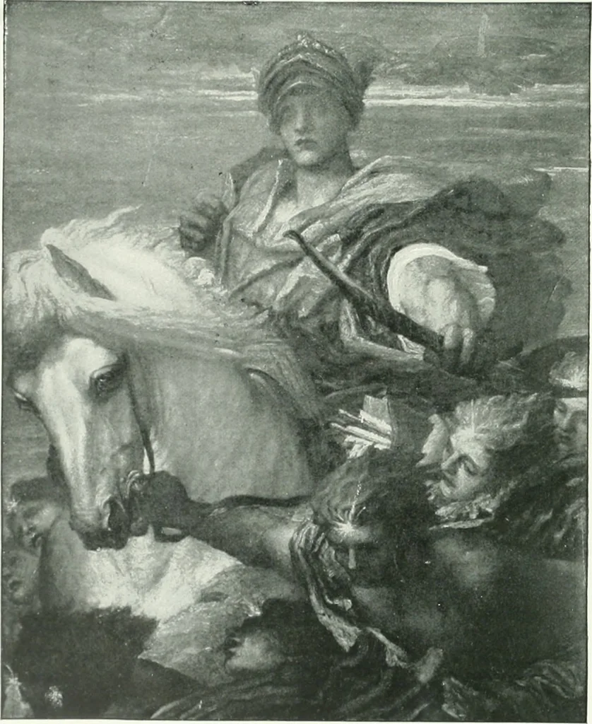 An illustration from Sacred art; the Bible story pictured by eminent modern painters;, 1903, leaf 436