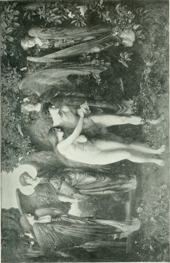 An illustration from Sacred art; the Bible story pictured by eminent modern painters;, 1903, leaf 68