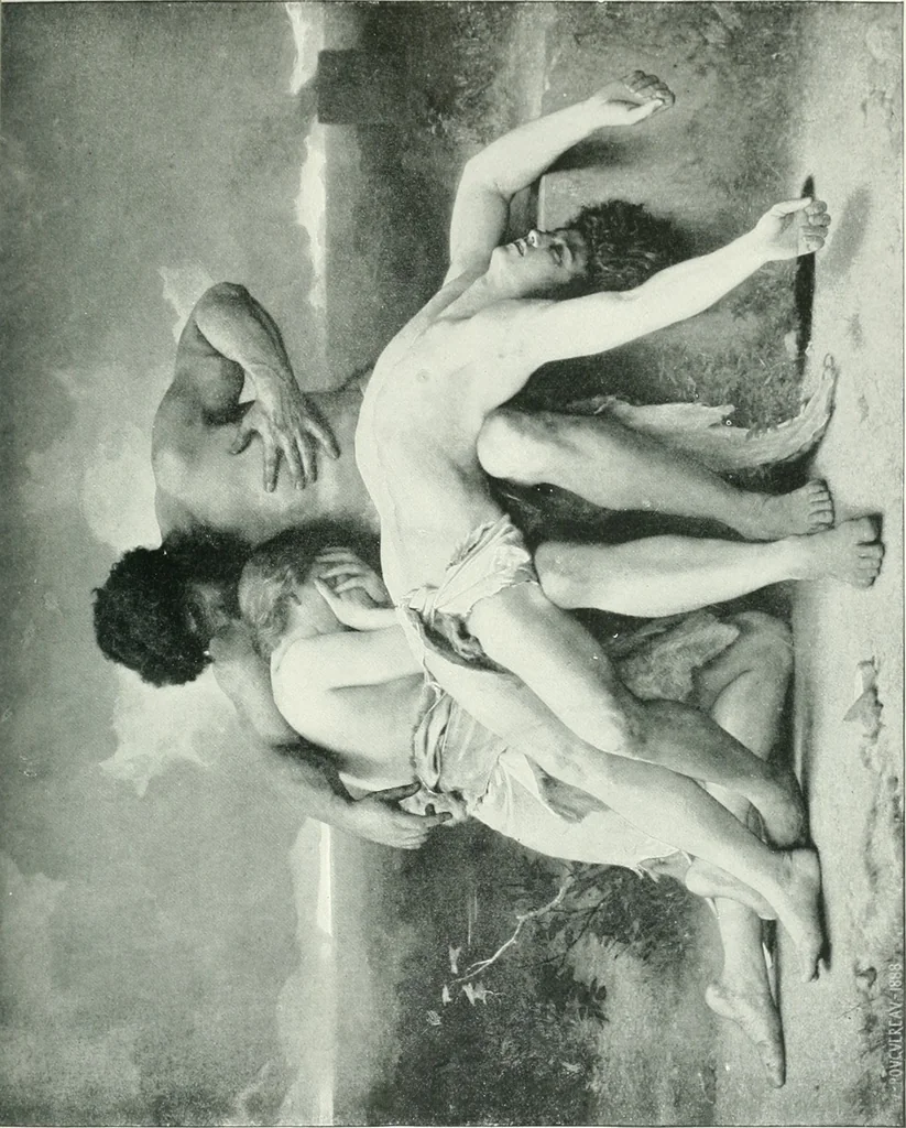 An illustration from Sacred art; the Bible story pictured by eminent modern painters;, 1903, leaf 72