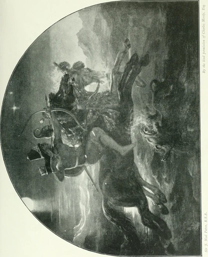 An illustration from Sacred art; the Bible story pictured by eminent modern painters;, 1903, leaf 86