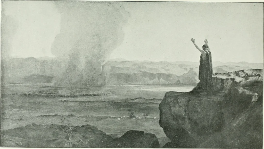 An illustration from Sacred art; the Bible story pictured by eminent modern painters;, 1903, leaf 92