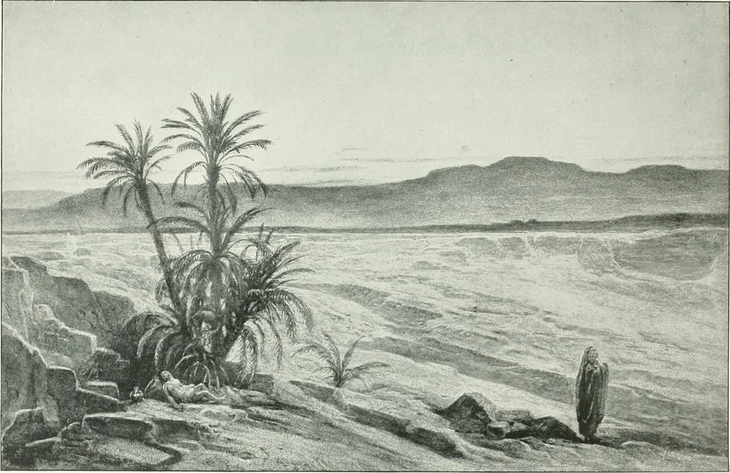 An illustration from Sacred art; the Bible story pictured by eminent modern painters;, 1903, leaf 98