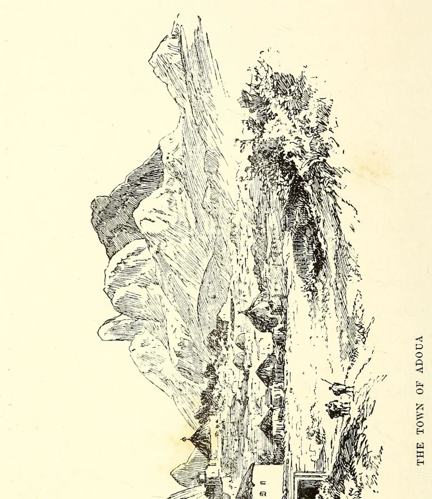 An illustration from The sacred city of the Ethiopians, being a record of travel and research in Abyssinia in 1893, 1896, leaf 124