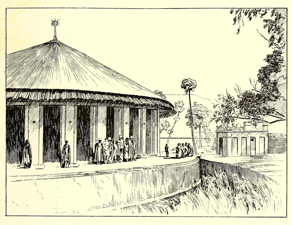 An illustration from The sacred city of the Ethiopians, being a record of travel and research in Abyssinia in 1893, 1896, leaf 153