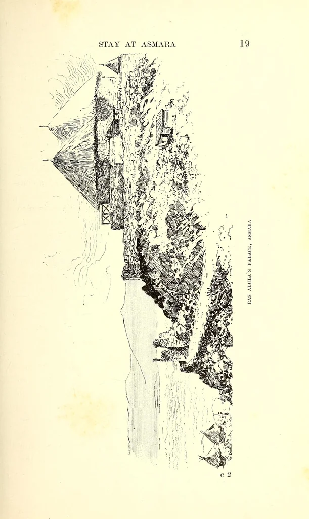 An illustration from The sacred city of the Ethiopians, being a record of travel and research in Abyssinia in 1893, 1896, leaf 43