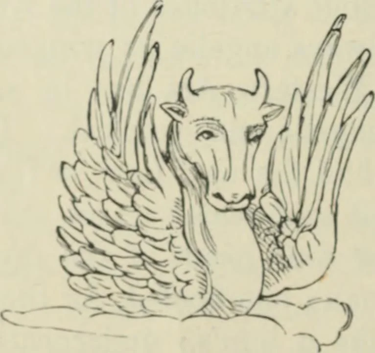 An illustration from Sacred and legendary art : containing legends of the angels and archangels, the evangelists, the apostles, the doctors of the Church and St. Mary Magdalene as represented in the fine arts, 1911, leaf 165