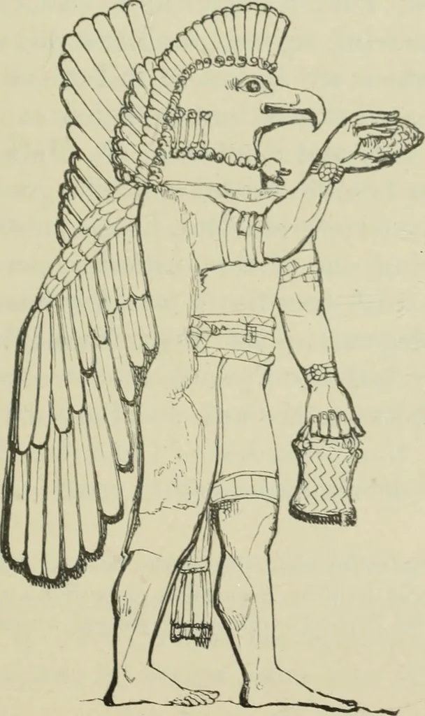 An illustration from Sacred and legendary art : containing legends of the angels and archangels, the evangelists, the apostles, the doctors of the Church and St. Mary Magdalene as represented in the fine arts, 1911, leaf 168