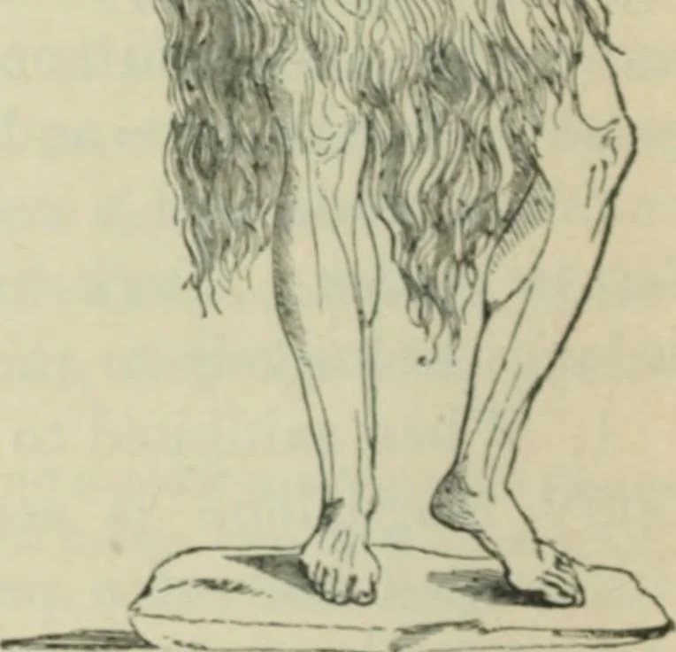 An illustration from Sacred and legendary art : containing legends of the angels and archangels, the evangelists, the apostles, the doctors of the Church and St. Mary Magdalene as represented in the fine arts, 1911, leaf 389