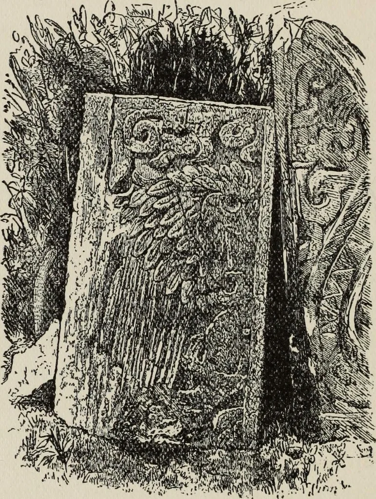 An illustration from Sacred mysteries among the Mayas and the Quiches, 11,500 years ago ; their relation to the sacred mysteries of Egypt, Greece, Chaldea and India; Free Masonry in times anterior to the Temple of Solomon, 1909, leaf 127