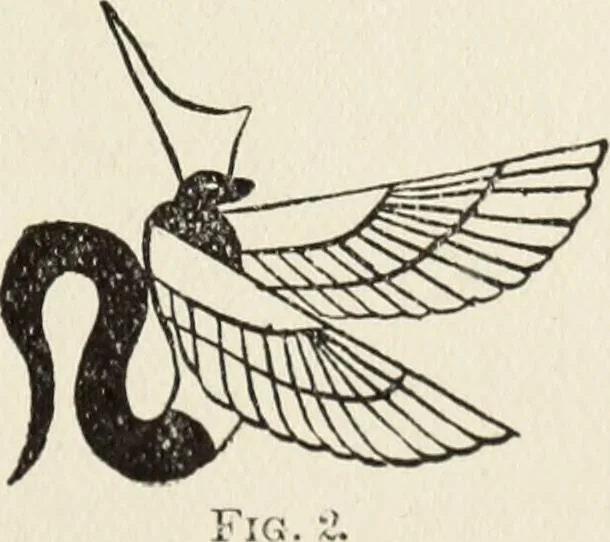 An illustration from Sacred mysteries among the Mayas and the Quiches, 11,500 years ago ; their relation to the sacred mysteries of Egypt, Greece, Chaldea and India; Free Masonry in times anterior to the Temple of Solomon, 1909, leaf 162