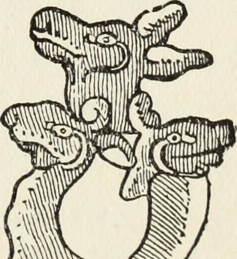 An illustration from Sacred mysteries among the Mayas and the Quiches, 11,500 years ago ; their relation to the sacred mysteries of Egypt, Greece, Chaldea and India; Free Masonry in times anterior to the Temple of Solomon, 1909, leaf 192