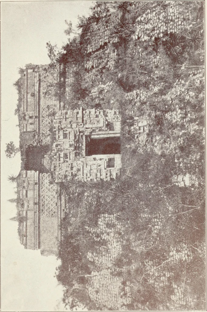 An illustration from Sacred mysteries among the Mayas and the Quiches, 11,500 years ago ; their relation to the sacred mysteries of Egypt, Greece, Chaldea and India; Free Masonry in times anterior to the Temple of Solomon, 1909, leaf 58