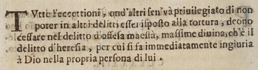 An illustration from Sacro arsenale, ouero, Prattica dell'officio della S. Inquisitione ampliata, 1639, leaf 392