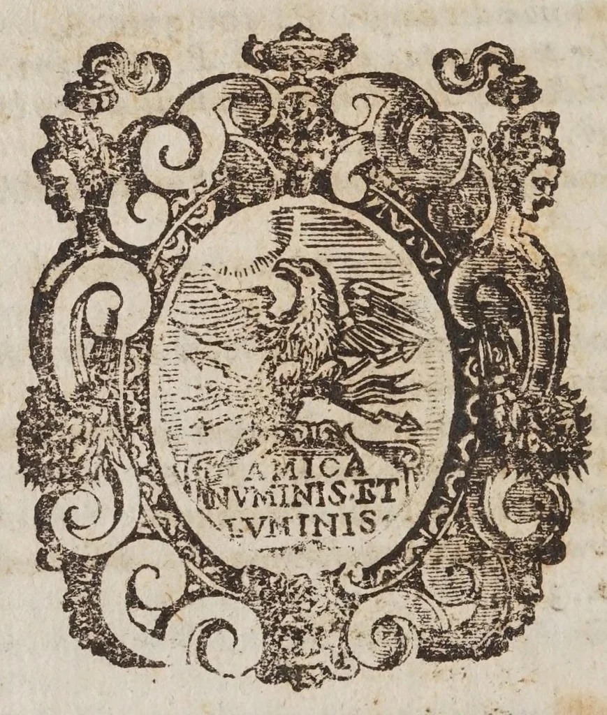 An illustration from Sacro arsenale, ouero, Prattica dell'officio della S. Inquisitione ampliata, 1639, leaf 444