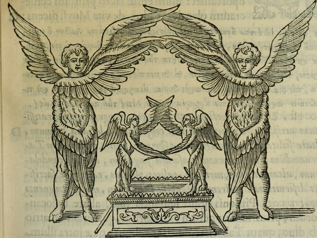 An illustration from Sacrorum elaeochrismaton myrothecium sacroprophanum : in quo ex antiquis Graecis at Latinis scriptoribus quidquid ad nomina, antiquitatem, vsum & abusum oleorum & vnguentorum ex sacris habetur litteris dilucidè explicatur, 1625, leaf 386