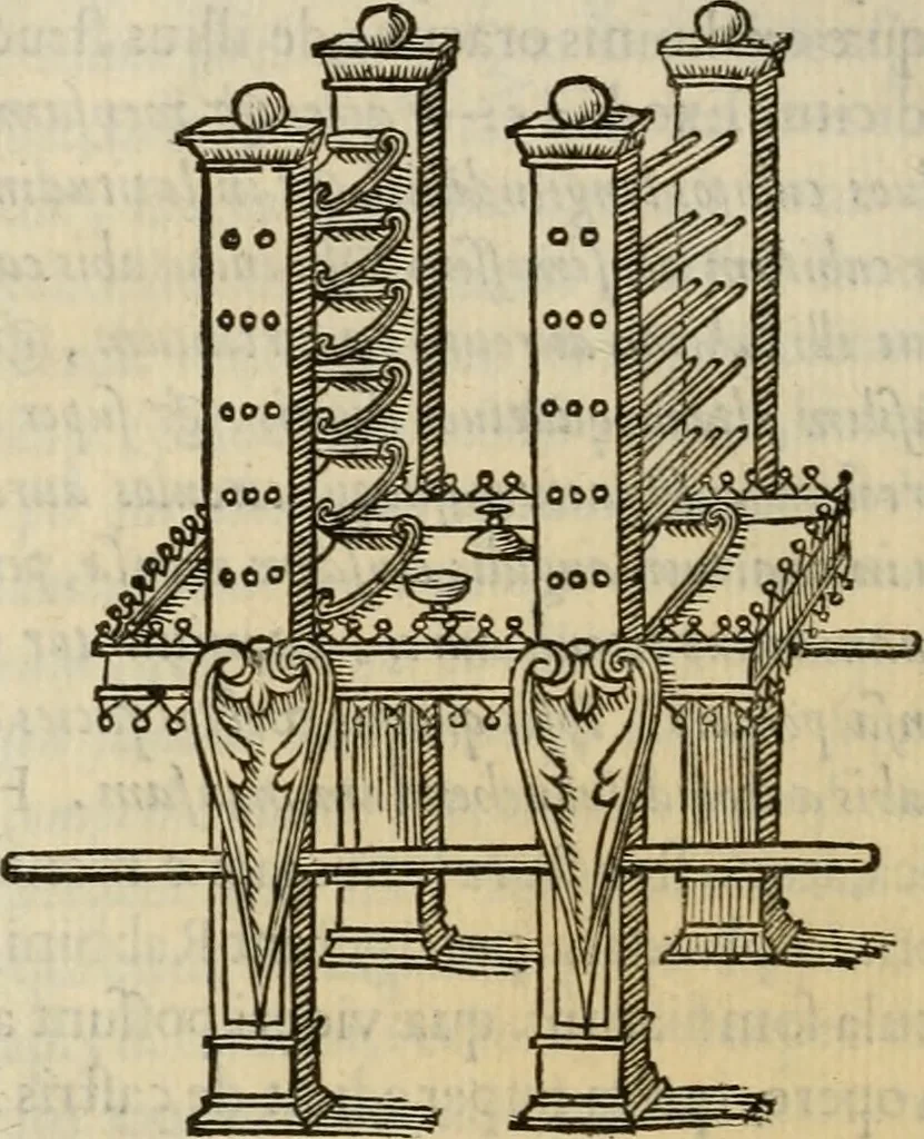 An illustration from Sacrorum elaeochrismaton myrothecium sacroprophanum : in quo ex antiquis Graecis at Latinis scriptoribus quidquid ad nomina, antiquitatem, vsum & abusum oleorum & vnguentorum ex sacris habetur litteris dilucidè explicatur, 1625, leaf 397