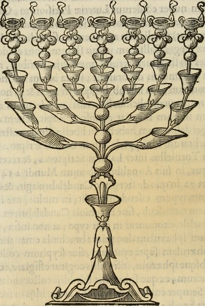 An illustration from Sacrorum elaeochrismaton myrothecium sacroprophanum : in quo ex antiquis Graecis at Latinis scriptoribus quidquid ad nomina, antiquitatem, vsum & abusum oleorum & vnguentorum ex sacris habetur litteris dilucidè explicatur, 1625, leaf 471