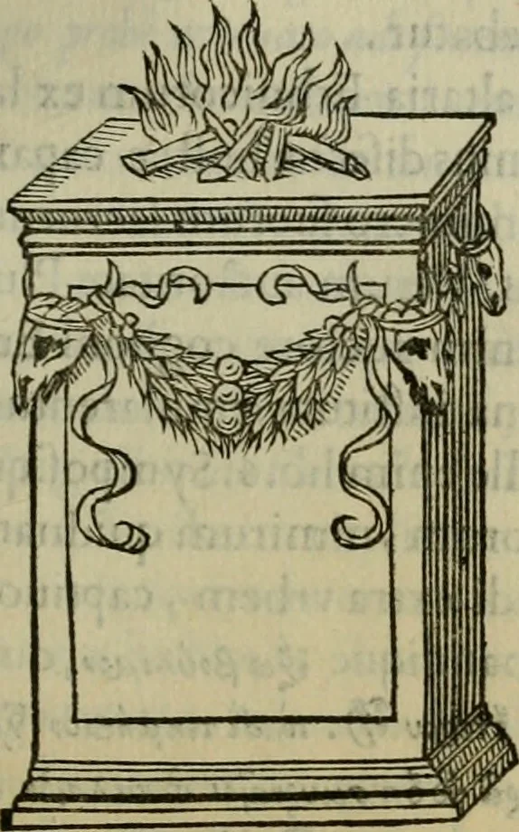 An illustration from Sacrorum elaeochrismaton myrothecium sacroprophanum : in quo ex antiquis Graecis at Latinis scriptoribus quidquid ad nomina, antiquitatem, vsum & abusum oleorum & vnguentorum ex sacris habetur litteris dilucidè explicatur, 1625, leaf 620