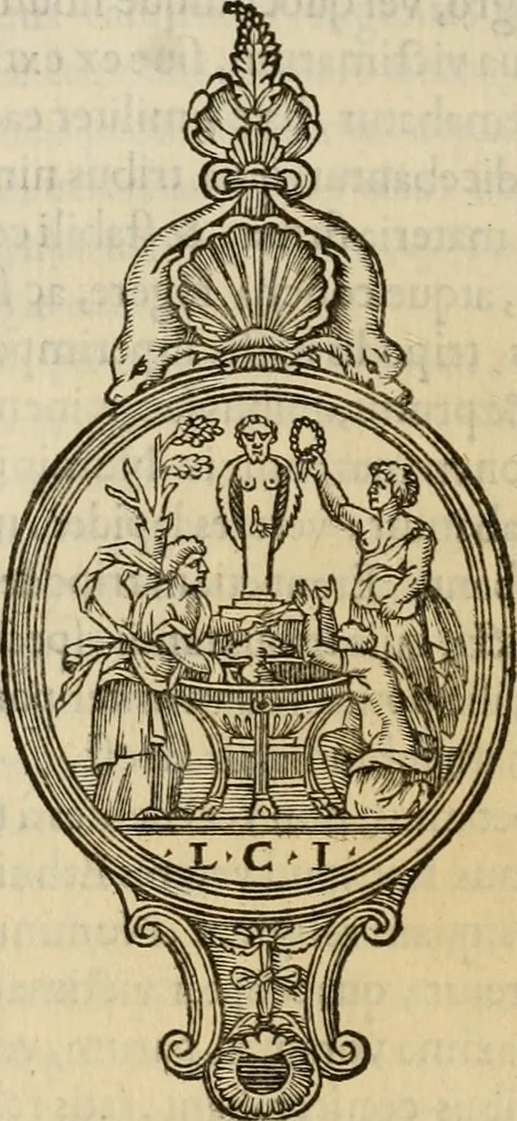 An illustration from Sacrorum elaeochrismaton myrothecium sacroprophanum : in quo ex antiquis Graecis at Latinis scriptoribus quidquid ad nomina, antiquitatem, vsum & abusum oleorum & vnguentorum ex sacris habetur litteris dilucidè explicatur, 1625, leaf 667