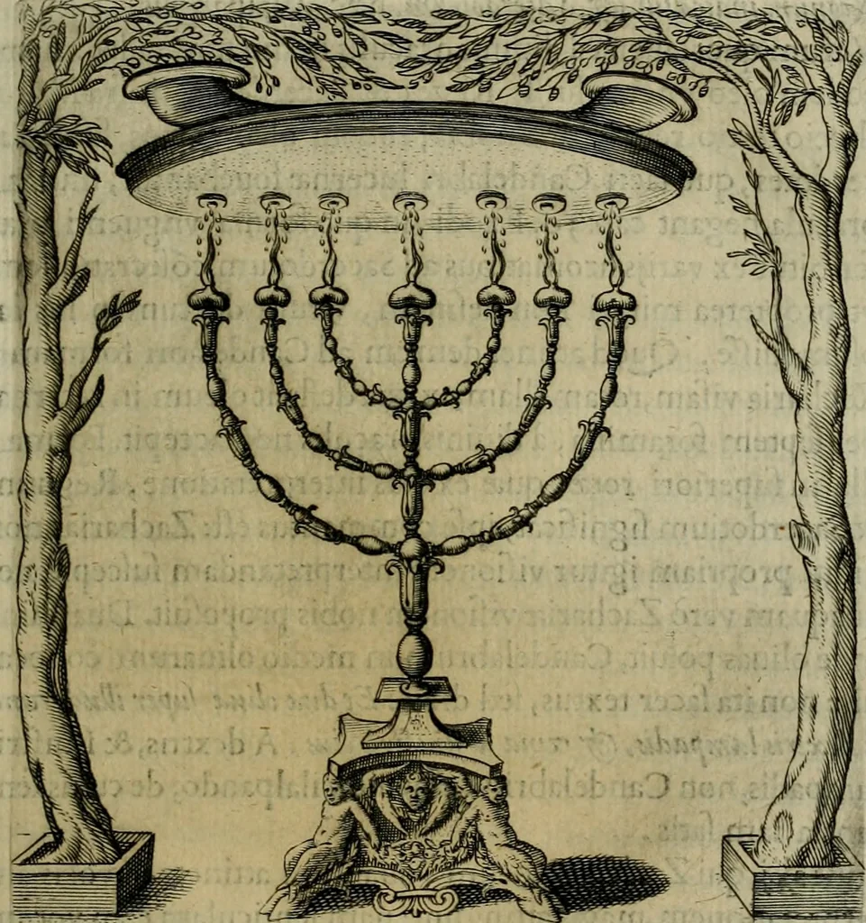 An illustration from Sacrorum elaeochrismaton myrothecium sacroprophanum : in quo ex antiquis Graecis at Latinis scriptoribus quidquid ad nomina, antiquitatem, vsum & abusum oleorum & vnguentorum ex sacris habetur litteris dilucidè explicatur, 1625, leaf 140